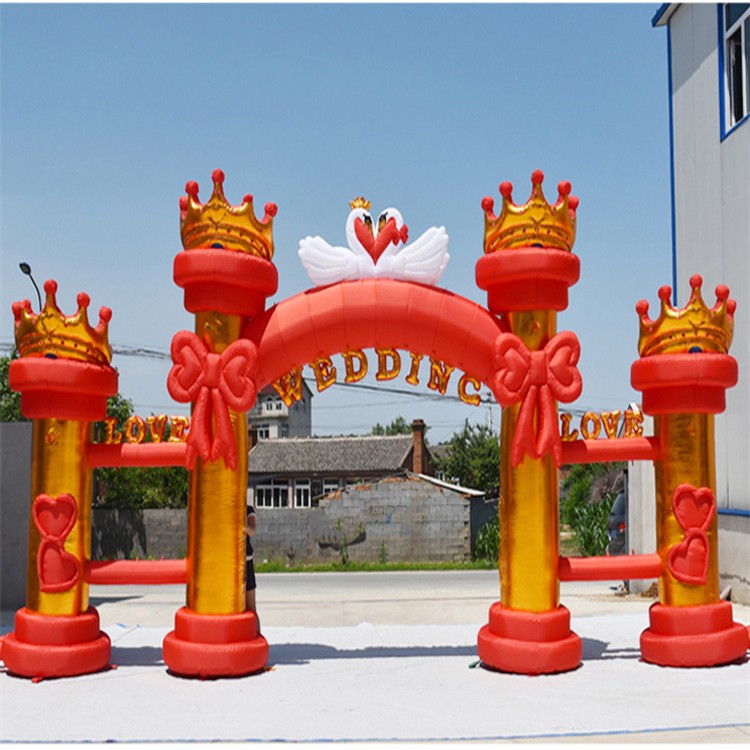 巴里坤节庆充气拱门